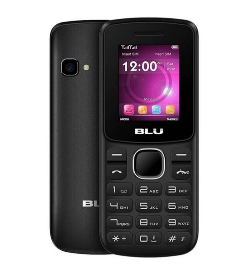 Celular BLU A120 3G de 1.8" DS/MicroSD/Cámara VGA/32MB - Negro