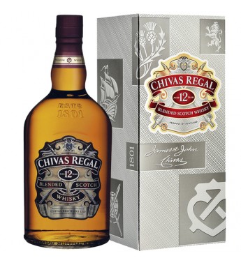 Whisky Chivas Regal 12 Años - 1L (Con Caja)