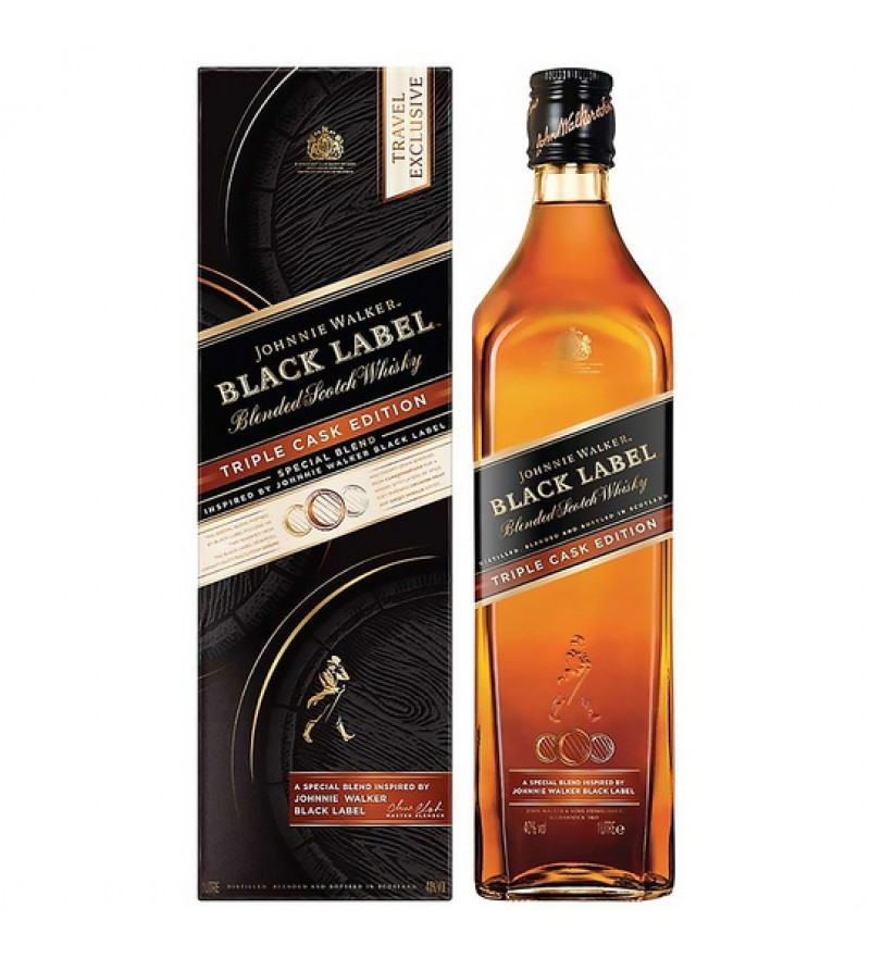 Whisky Johnnie Walker Black Label Triple Cask Edition - 1L