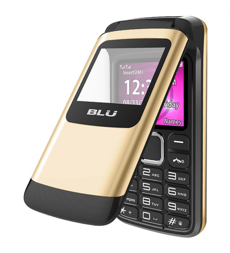 Celular BLU ZOEY FLEX 3G Z170L DS 64/124MB 1.8" Cámara VGA - Gold