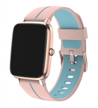 Smartwatch Blulory Glifo 5 Pro de 1.3" con Bluetooth/5 ATM - Rosa/Azul