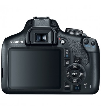Cámara DSLR Canon EOS Rebel T7 de 24.1MP con Pantalla 3" Wi-Fi/NFC + Objetivo EF-S 18-55 IS II - Negro