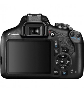 Cámara DSLR Canon EOS 2000D de 24.1MP con Pantalla 3" Wi-Fi/NFC + Objetivo EF-S 18-55 III Kit - Negro