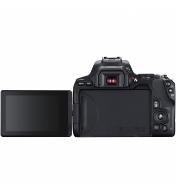 Cámara DSLR Canon EOS 250D EF-S 18-55 III KIT de 24.1MP con Pantalla 3" Wi-Fi/Bluetooth - Negro