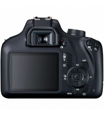 Cámara DSLR Canon EOS 4000D EF-S 18-55 III KIT de 18MP con Pantalla 2.7" Wi-Fi - Negro