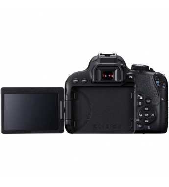 Cámara DSLR Canon EOS 800D EF-S 18-55 IS STM Kit de 24.2MP con Pantalla 3" Wi-Fi/NFC/Bluetooth - Negro