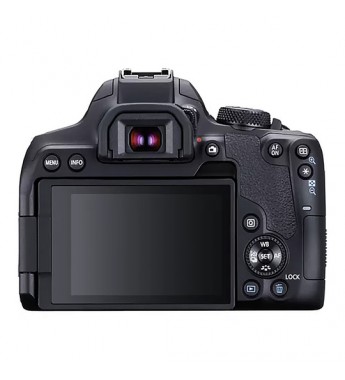 Cámara DSLR Canon EOS 850D EF-S 18-55 IS STM Kit de 24.1MP Wi-Fi/Bluetooth - Negro