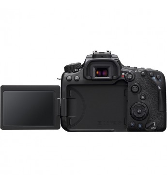 Cámara DSLR Canon EOS 90D de 32.5MP con Pantalla 3" Wi-Fi/Bluetooth (Body) - Negro
