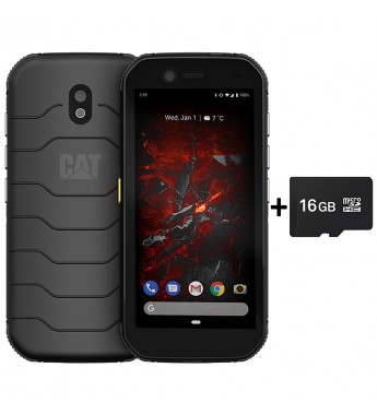 Smartphone Caterpillar S42 DS 3/32GB 5.5" 13MP/5MP A10 - Negro + MicroSD de 16GB