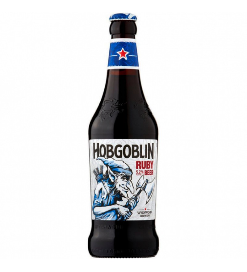 Cerveza Marston's Wychwood Brewery Hobgoblin Ruby Beer Botella - 500mL