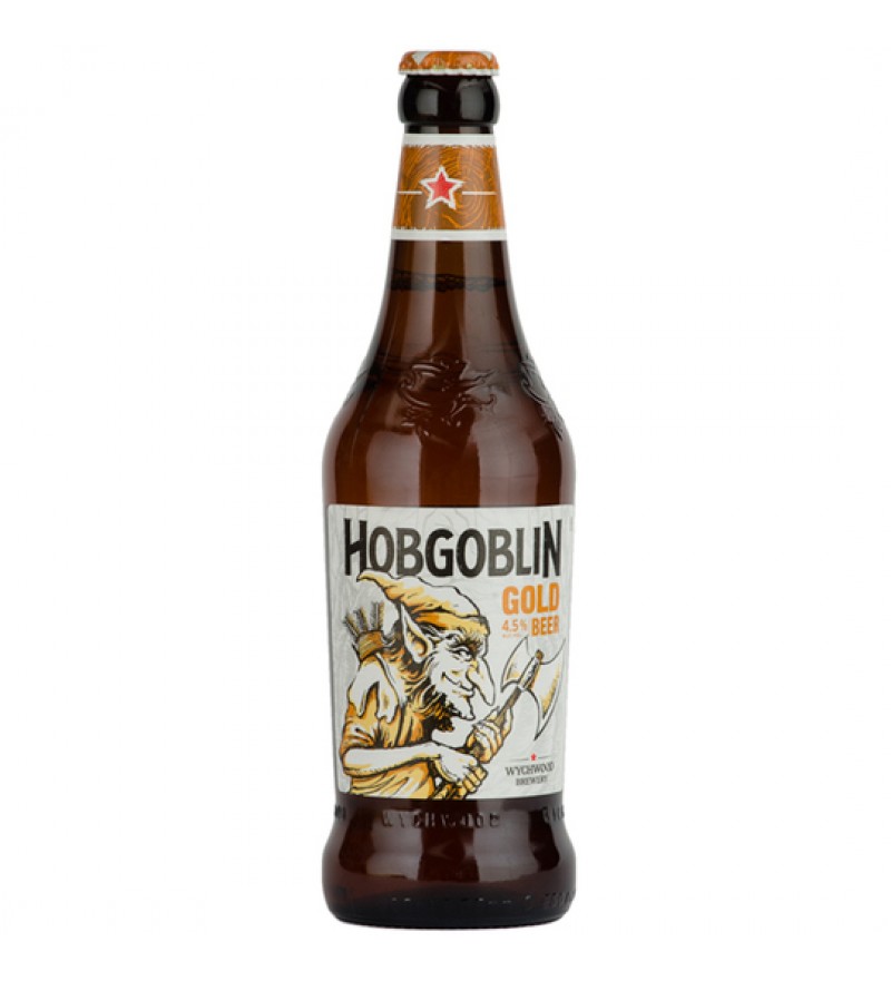 Cerveza Marston's Wychwood Brewery Hobgoblin Gold Beer Botella - 500mL