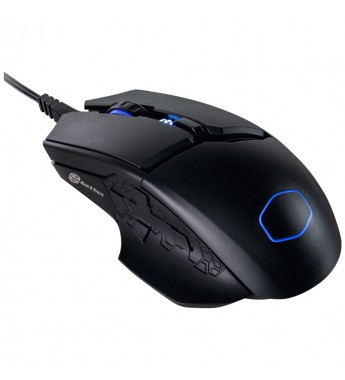 Mouse Gaming Cooler Master MM830 con iluminación RGB/24000DPI Ajustable/8 Botones - Negro