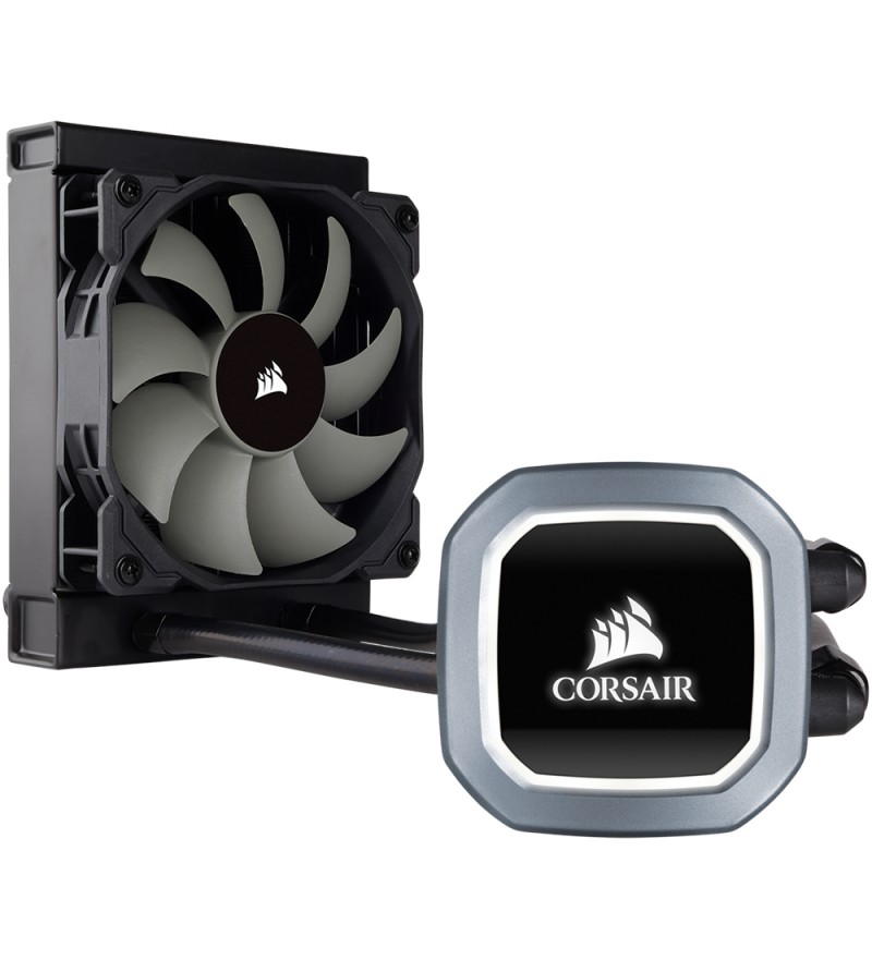 Cooler para CPU Corsair Hydro Series H60 CW-9060036-WW 120mm - Negro/Plata