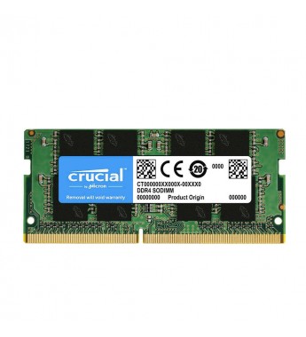 Memoria RAM para Notebook Crucial de 16GB CT16G4SFD8266 DDR4/2666MHz - Verde