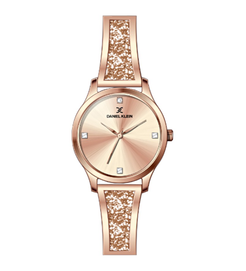 Reloj Daniel Klein Premium DK.1.12314.3 Femenino - Oro Rosa/Oro Rosa