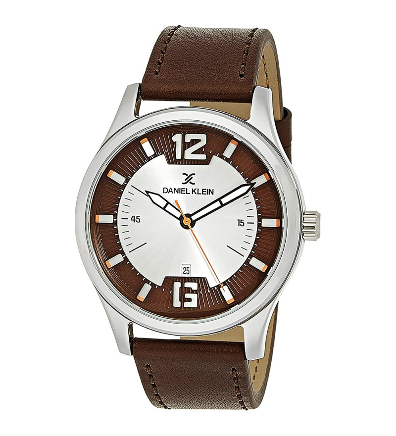 Reloj Daniel Klein Premium DK11868-5 Masculino - Plata-Marrón/Marrón