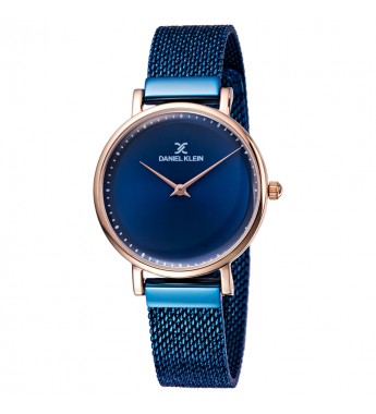 Reloj Daniel Klein Fiord DK11988-6 Femenino - Oro Rosa-Azul/Azul