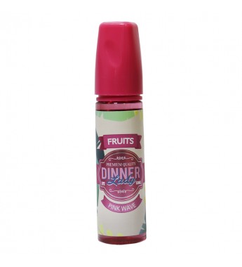 Esencia para Vaper DINNER LADY Fruits Pink Wave Sin Nicotina - 60 mL