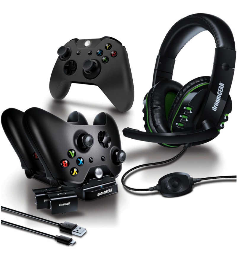 Kit Gamer dreamGEAR para Xbox One DGXB1-6631 con 8 Accesorios