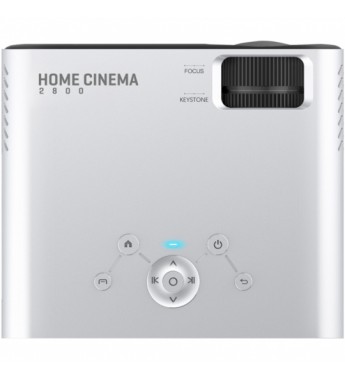 Proyector Dub Home Cinema DUB-P2800 con Wi-Fi/HDMI/VGA/USB/LED - Blanco/Negro