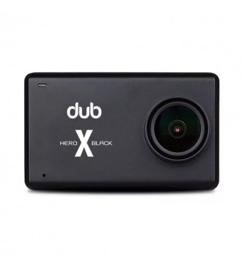 Cámara de Acción Dub Hero X Black de 16MP Ultra HD con Pantalla 2.5/Wi-Fi - Negro