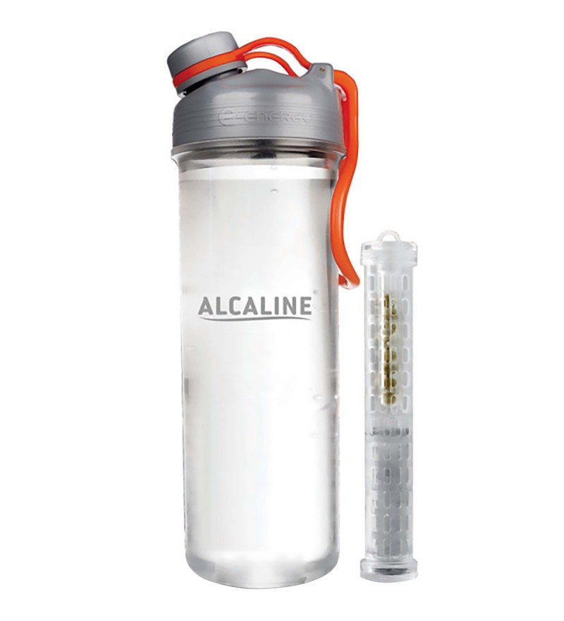 Botella E-Energy Alcaline Squeeze de 550 mL - Gris/Transparente
