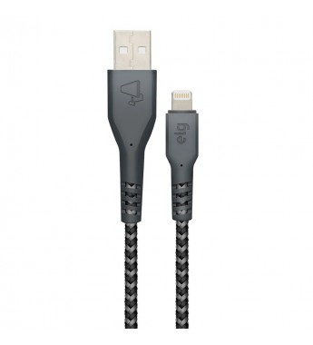 Cable USB ELG L810BL USB a Lightning 2.4A (1 metro) - Grafito 
