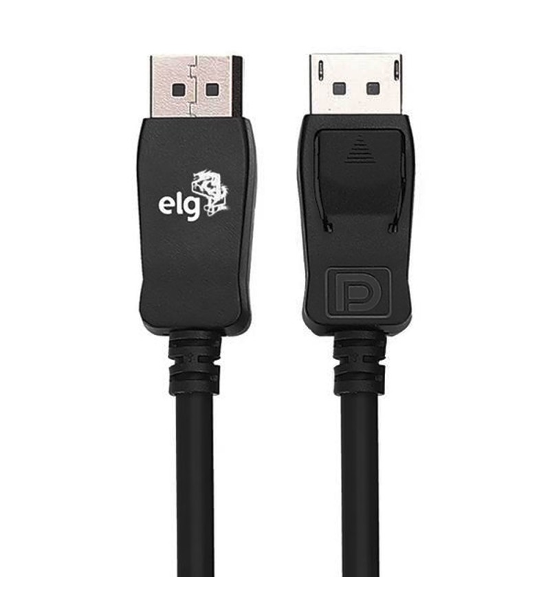Cable Displayport ELG DP1420 Versión 1.4 8K - Negro