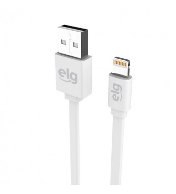 Cable ELG C810 Certificado USB a Lightning (1 metro) - Blanco