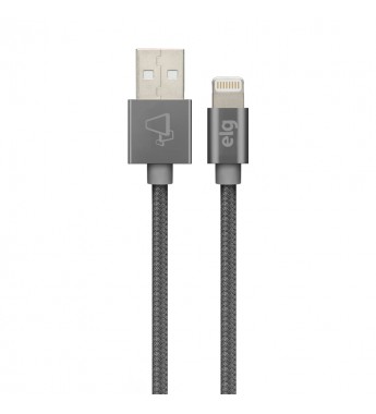 Cable ELG C810BY Certificado USB a Lightning (1 metro) - Gris