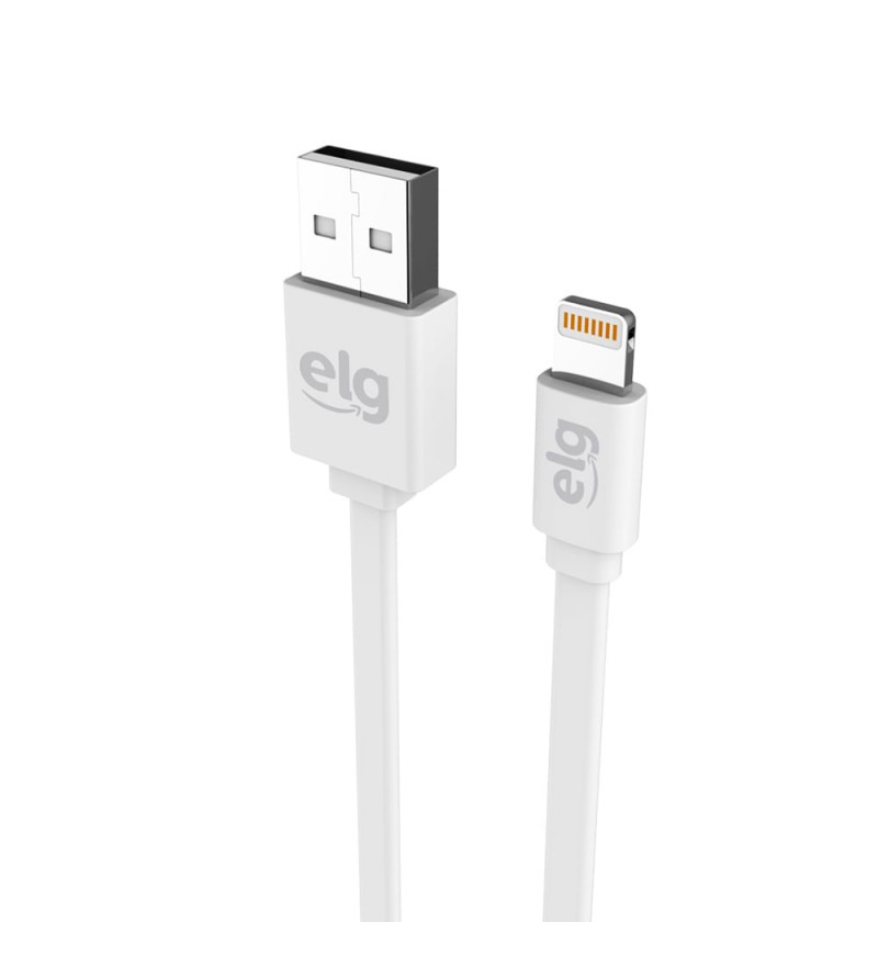 Cable ELG EC810 USB a Lightning (1.25 metros) - Blanco