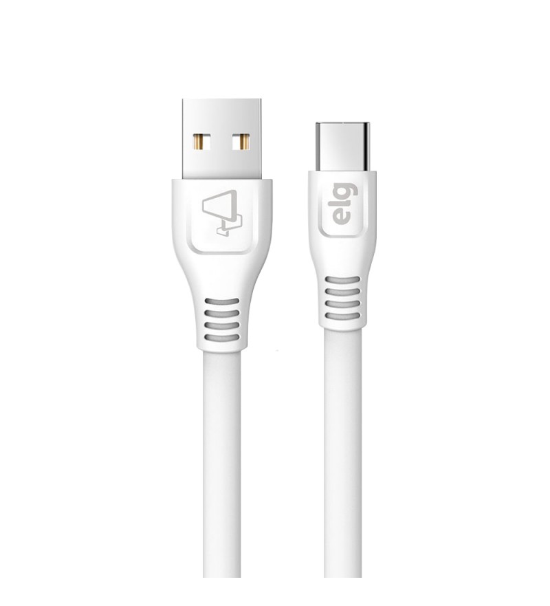 Cable ELG ELMC10WH USB a USB Tipo-C (1 metro) - Blanco