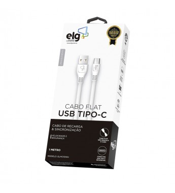 Cable ELG ELMC10WH USB a USB Tipo-C (1 metro) - Blanco