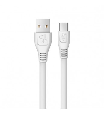 Cable ELG ELMC20WH USB a USB Tipo-C (2 metros) - Blanco