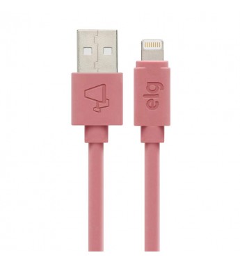 Cable ELG L815PKMAX USB a Lightning (1.5 metros) - Rosa