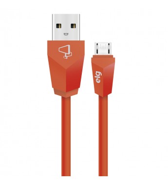 Cable ELG M510LR USB a MicroUSB (1 metro) - Naranja