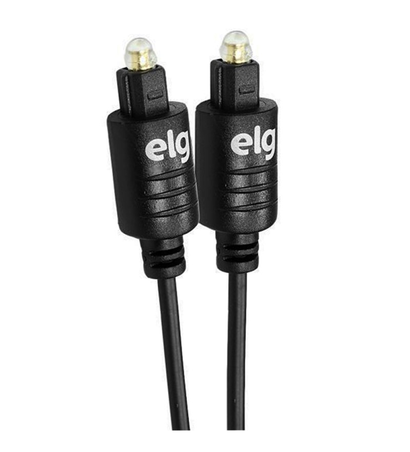 Cable para Audio Digital ELG T5018HD Óptico (3 metros) - Negro