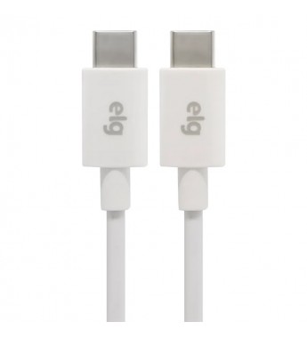 Cable ELG TC2TC USB a USB Tipo-C (1 metro) - Blanco