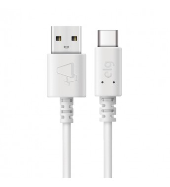 Cable ELG TCUSB2 Reversible USB a USB Tipo-C (2 metros) - Blanco