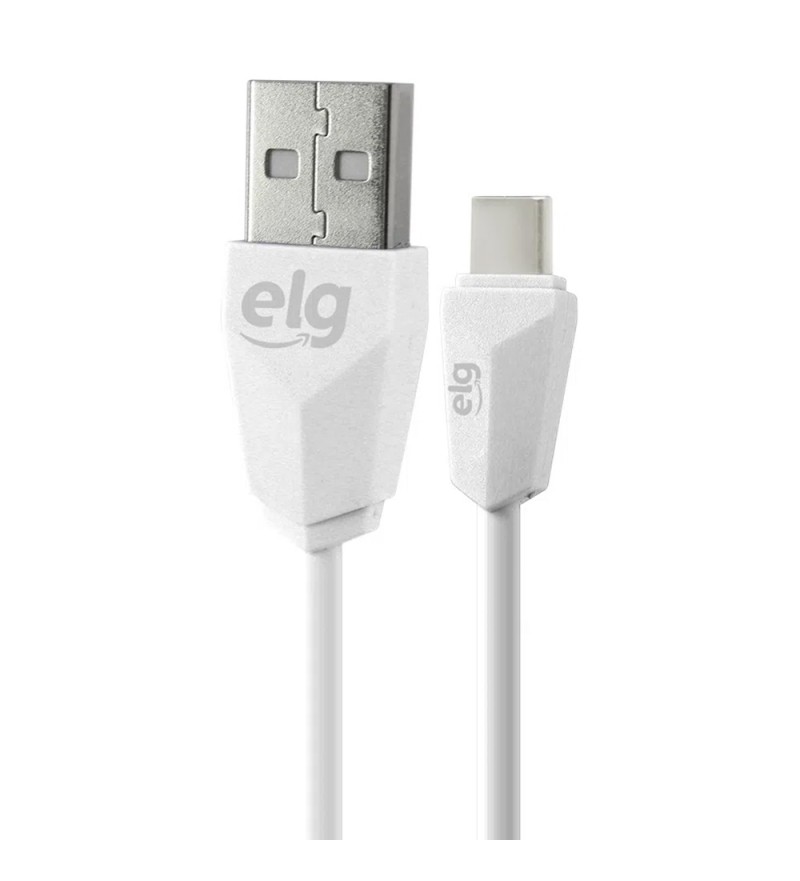 Cable ELG TCUSBE Reversible USB a USB Tipo-C (1.25 metros) - Blanco