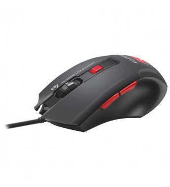 Mouse Gaming ELG MGNM Night Mare 4000DPI Ajustable/6 Botones - Negro