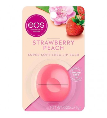 Protector Labial EOS Lip Balm Sphere Strawberry Peach 7g