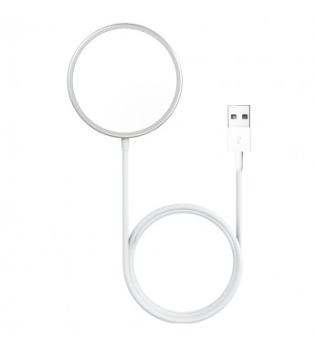 Cargador MagSafe para iPhone 12 USB-A/15W - Blanco