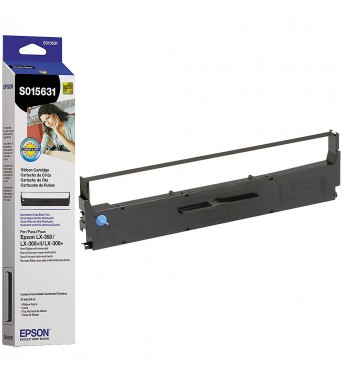 Cinta Epson S015631 para Impresora LX350/LX300/LX300+II - Negro