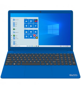 Notebook EVOO Ultra Thin EVC156-1BL de 15.6" FHD con Intel i7-6660U/8GB RAM/256GB SSD/W10 - Azul