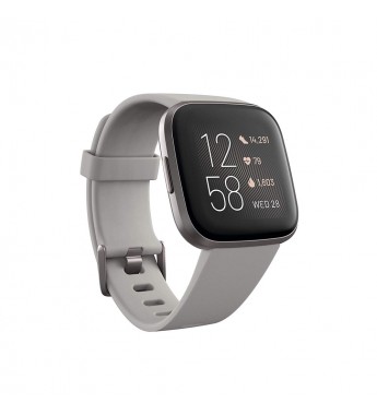 Smartwatch Fitbit Versa 2 con Pantalla AMOLED/Bluetooth/NFC/Alexa - Stone/Mist Grey