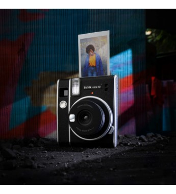 Cámara Instantánea Fujifilm Instax Mini 40 a Pila/Flash - Black