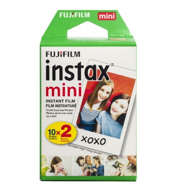 Película Fujifilm Instax Mini de 8.6x5.4cm (20 unidades)