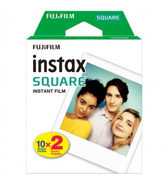 Película Fujifilm Instax SQUARE de 8.6x7.2cm (20 unidades)
