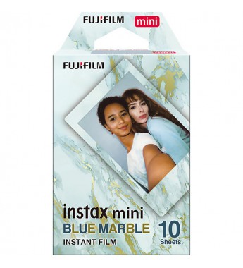 Película Fujifilm Instax Mini Blue Marble de 8.6x5.4cm (10 unidades)